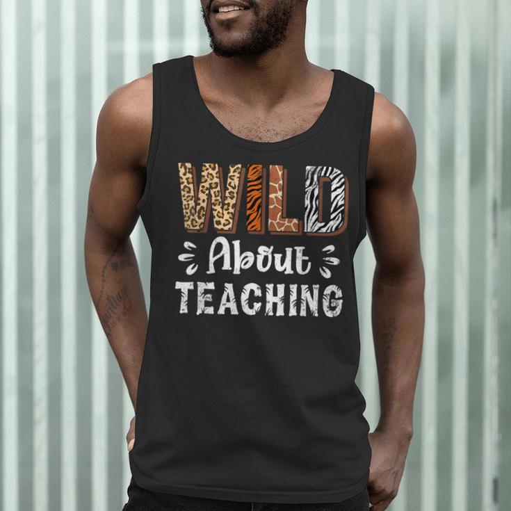 Wild About Teaching Teacher Lover Animals Leopard Zebra Men Tank Top, novelty gifts, funny gifts Wild About Teaching Teacher Lover Animals Leopard Zebra Men Tank Top, novelty gifts, funny gifts