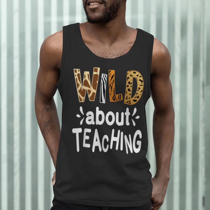 Wild About Teaching Teacher Student First Day Of School Men Tank Top, novelty gifts, funny gifts Wild About Teaching Teacher Student First Day Of School Men Tank Top, novelty gifts, funny gifts