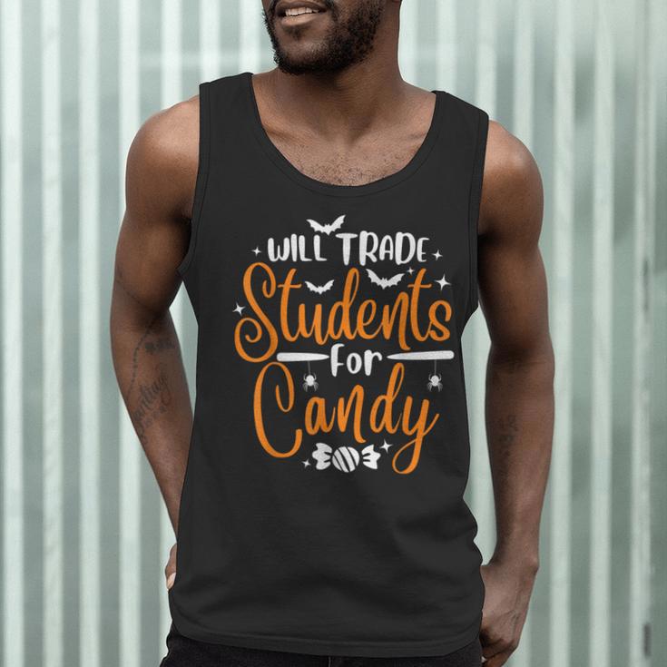 Will Trade Students For Candy Halloween Costume Teacher Men Tank Top, novelty gifts, funny gifts Will Trade Students For Candy Halloween Costume Teacher Men Tank Top, novelty gifts, funny gifts