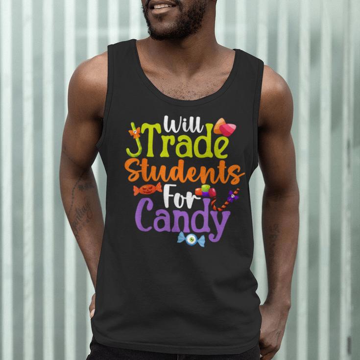 Will Trade Students For Candy Teacher Halloween Costume Men Tank Top, novelty gifts, funny gifts Will Trade Students For Candy Teacher Halloween Costume Men Tank Top, novelty gifts, funny gifts