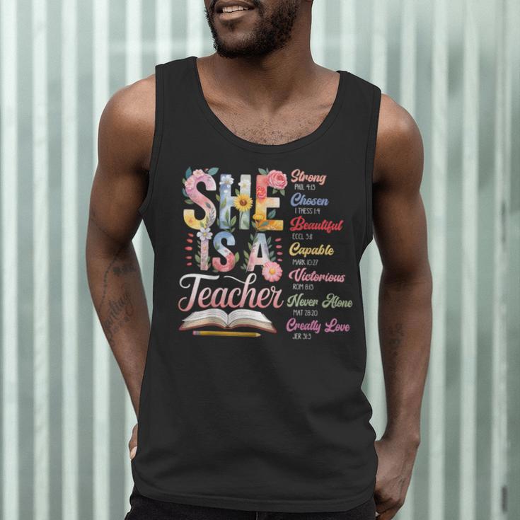 Women Bible Verse Christian Teacher God Says Back To School Men Tank Top, novelty gifts, funny gifts Women Bible Verse Christian Teacher God Says Back To School Men Tank Top, novelty gifts, funny gifts