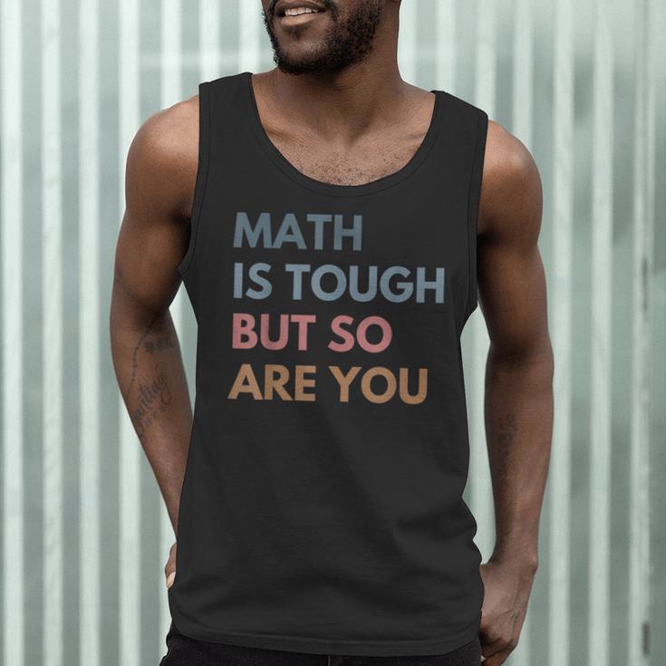 Women Math Is Tough But So Are You Math Teacher Mathematics Men Tank Top, novelty gifts, funny gifts