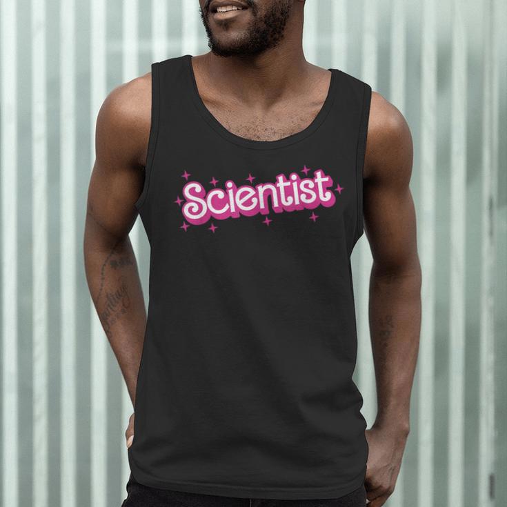 Women Retro Pink Scientist Science Teacher Back To School Men Tank Top, novelty gifts, funny gifts Women Retro Pink Scientist Science Teacher Back To School Men Tank Top, novelty gifts, funny gifts