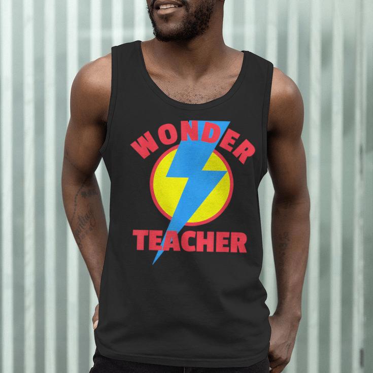 Wonder Teacher Teacher Halloween Tshirt Men Tank Top, novelty gifts, funny gifts