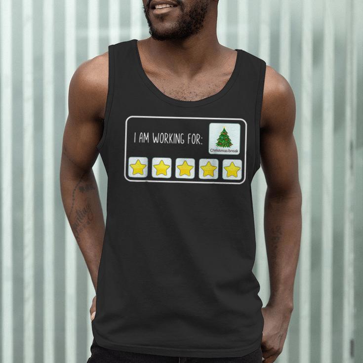 I Am Working For Christmas Break Teacher Christmas Men Tank Top, novelty gifts, funny gifts I Am Working For Christmas Break Teacher Christmas Men Tank Top, novelty gifts, funny gifts
