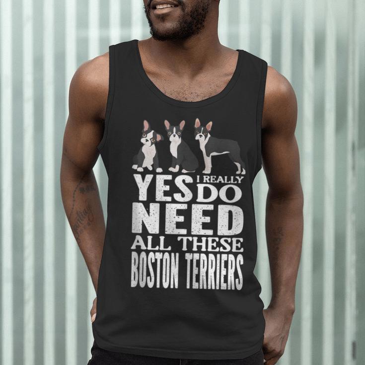 Yes I Really Do Need All These Boston Terriers Men Tank Top, novelty gifts, funny gifts