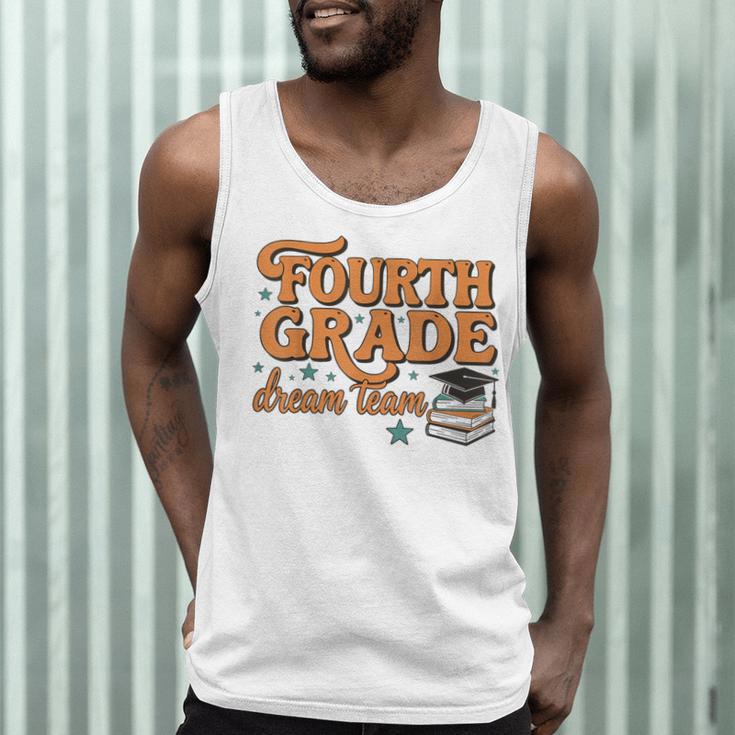 4th Grade Back To School Fourth Grade Dream Team Teacher Men Tank Top, novelty gifts, funny gifts
