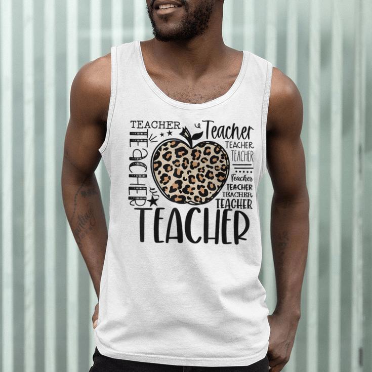 Back To School Teacher Life Apple Leopard Teacher Women Men Tank Top, novelty gifts, funny gifts Back To School Teacher Life Apple Leopard Teacher Women Men Tank Top, novelty gifts, funny gifts
