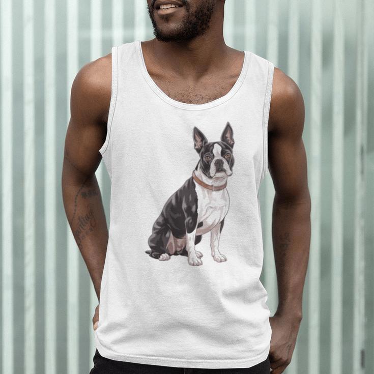 Boston Terrier Dog Dad Boston Terrier Dog Lovers Men Tank Top, novelty gifts, funny gifts