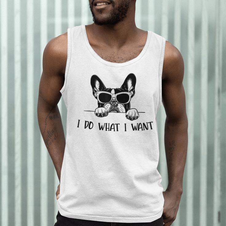 Boston Terrier Dog Owner I Do What I Want Pet Men Tank Top, novelty gifts, funny gifts