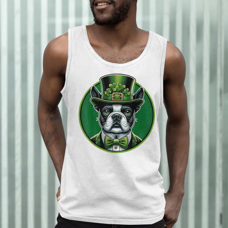 Boston Terrier Dog St Patricks Day Irish Pet Lover Men Women Kids Men Tank Top, novelty gifts, funny gifts