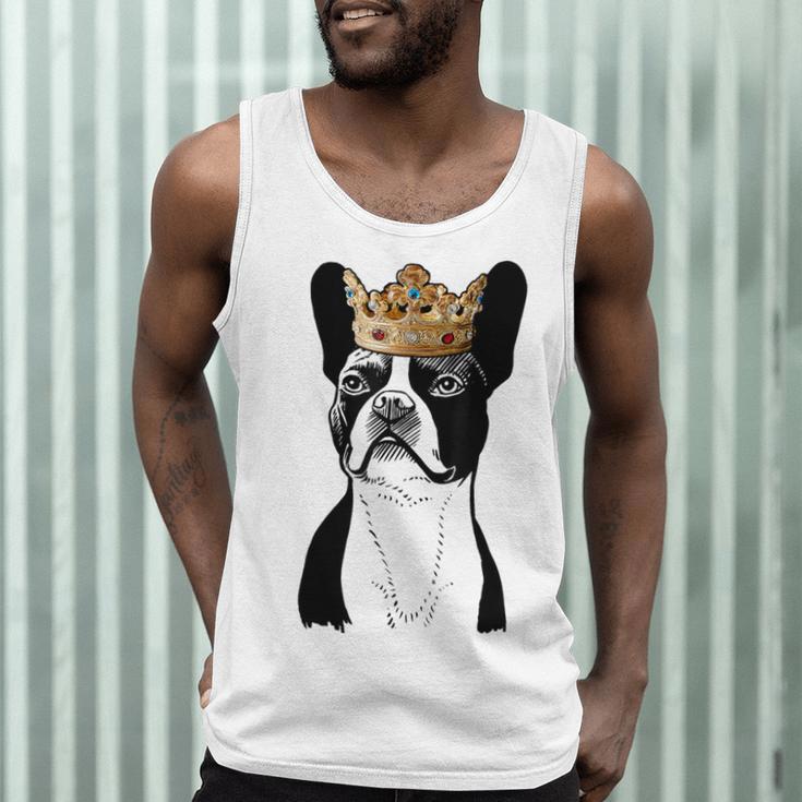 Boston Terrier Dog Wearing Crown For Men Women Girls Kids Men Tank Top, novelty gifts, funny gifts