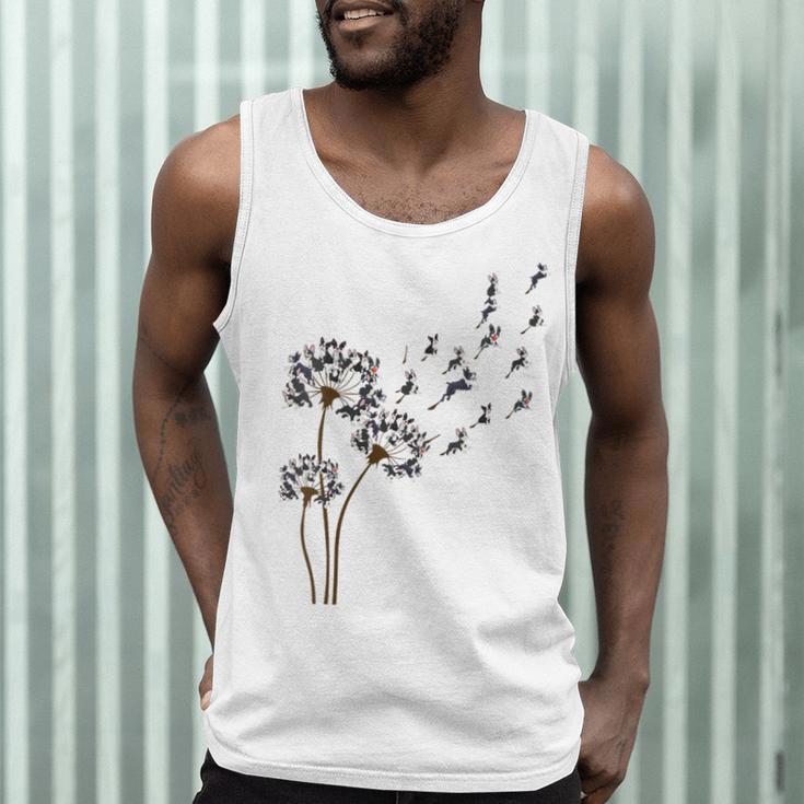 Boston Terrier Flower Fly Dandelion Dog Lover Dog Dad Men Tank Top, novelty gifts, funny gifts