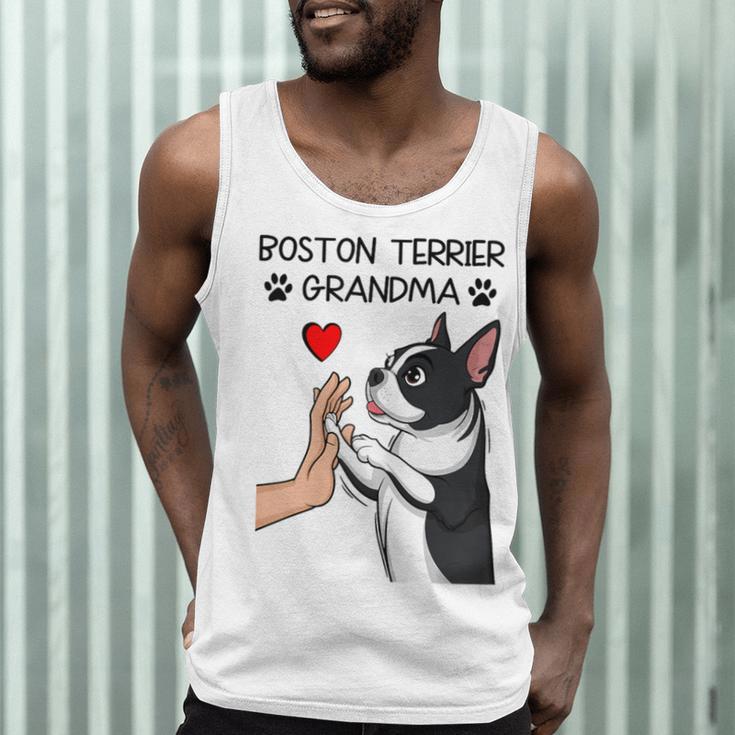 Boston Terrier Grandma Mother's Day Dog Mom Men Tank Top, novelty gifts, funny gifts