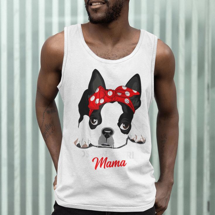Boston Terrier Mum Dog Woman Idea Men Tank Top, novelty gifts, funny gifts