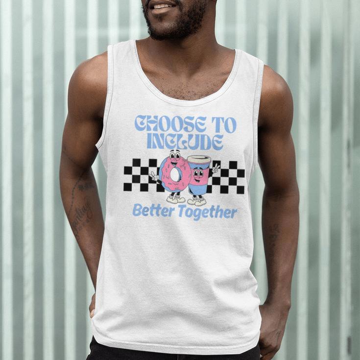 Choose To Include Special Education Teacher Autism Awareness Men Tank Top, novelty gifts, funny gifts
