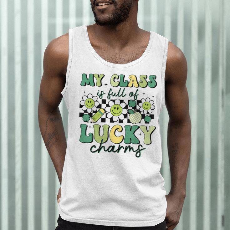 My Class Is Full Of Lucky Charms St Patricks Day Teacher Men Tank Top, novelty gifts, funny gifts