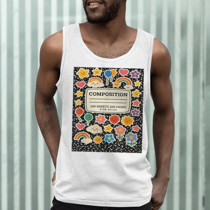 Composition Notebook Costume Teacher Matching Halloween Book Men Tank Top, novelty gifts, funny gifts Composition Notebook Costume Teacher Matching Halloween Book Men Tank Top, novelty gifts, funny gifts