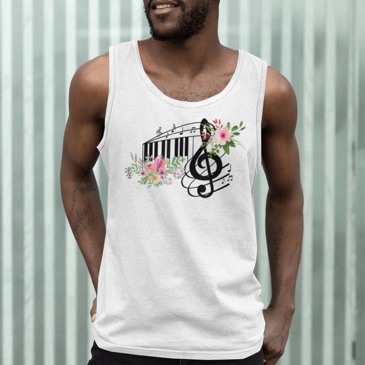 Cut Music Teacher Shirt With a Piano Keys Notes And Flowers Men Tank Top, novelty gifts, funny gifts Cut Music Teacher Shirt With a Piano Keys Notes And Flowers Men Tank Top, novelty gifts, funny gifts