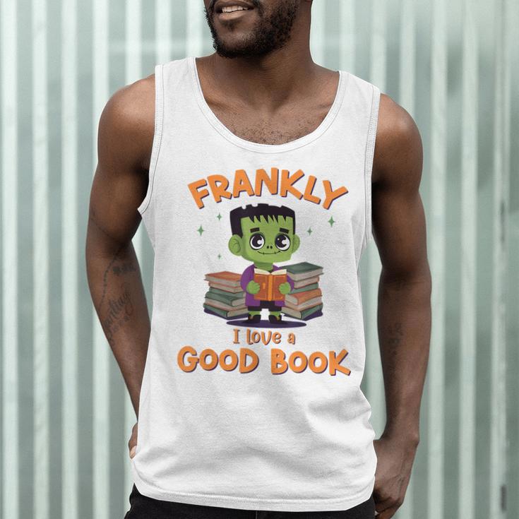 Cute Halloween Teacher Librarian Frankenstein Reading Books Men Tank Top, novelty gifts, funny gifts Cute Halloween Teacher Librarian Frankenstein Reading Books Men Tank Top, novelty gifts, funny gifts