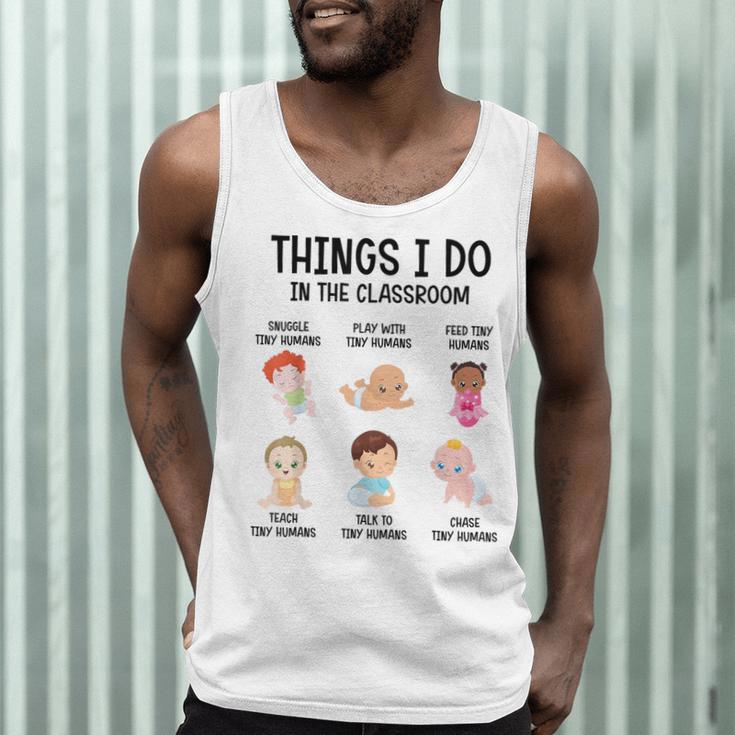 Daycare Preschool Infant Teacher Thing I Do In The Classroom Men Tank Top, novelty gifts, funny gifts