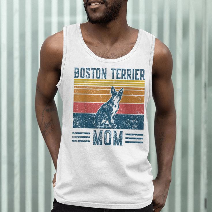 Dog Boston Terrier Mom Vintage Boston Terrier Mom Men Tank Top, novelty gifts, funny gifts