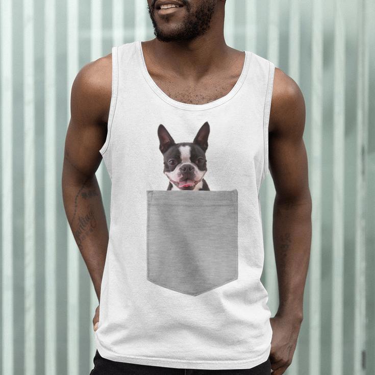 Dog In Your Pocket Boston Terrier For Men Women Girls Kids Men Tank Top, novelty gifts, funny gifts