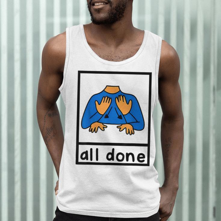 All Done Sign Language Speech Pathology Aac Sped Teacher Men Tank Top, novelty gifts, funny gifts All Done Sign Language Speech Pathology Aac Sped Teacher Men Tank Top, novelty gifts, funny gifts