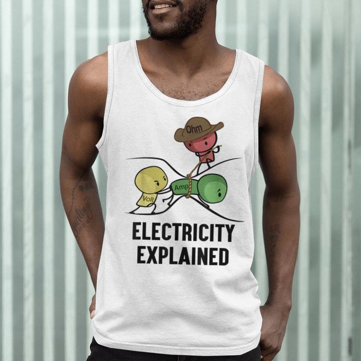 Electricity Explained Physics Nerd I Teacher School Men Tank Top, novelty gifts, funny gifts Electricity Explained Physics Nerd I Teacher School Men Tank Top, novelty gifts, funny gifts