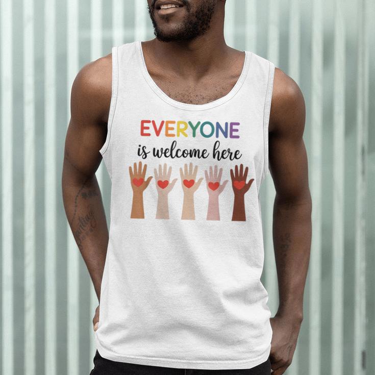 Everyone Is Welcome Here Idaho Teacher Men Tank Top, novelty gifts, funny gifts Everyone Is Welcome Here Idaho Teacher Men Tank Top, novelty gifts, funny gifts