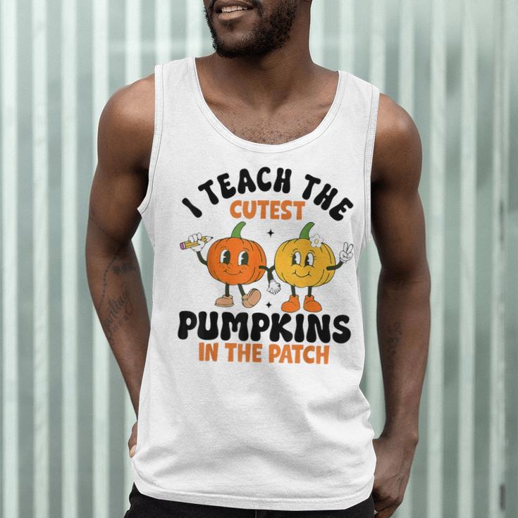 Halloween Teacher I Teach The Cutest Pumpkins In The Patch Men Tank Top, novelty gifts, funny gifts Halloween Teacher I Teach The Cutest Pumpkins In The Patch Men Tank Top, novelty gifts, funny gifts