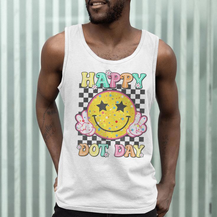 Happy Dot Day Hippie Flowers Smile Face Groovy Teacher Kids Men Tank Top, novelty gifts, funny gifts Happy Dot Day Hippie Flowers Smile Face Groovy Teacher Kids Men Tank Top, novelty gifts, funny gifts