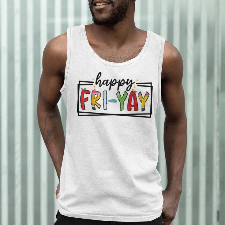 Happy Fri-Yay Friday Lovers Teacher Fri Yay Weekend Men Tank Top, novelty gifts, funny gifts