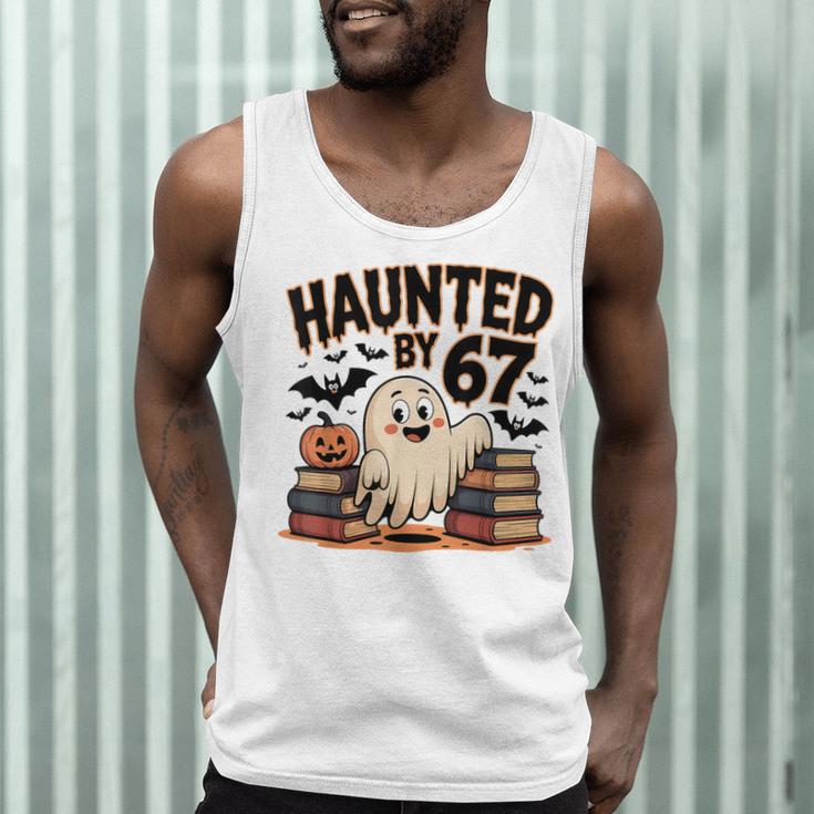 Haunted By 67 Teacher Ghost Pumpkin Halloween Costum Men Tank Top, novelty gifts, funny gifts Haunted By 67 Teacher Ghost Pumpkin Halloween Costum Men Tank Top, novelty gifts, funny gifts