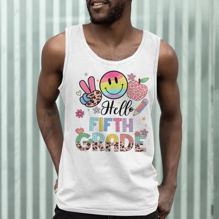 Hello 5th Grade Boy Girl Teacher Back To School 5th Grade Men Tank Top, novelty gifts, funny gifts