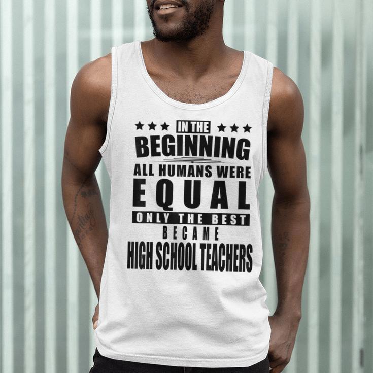 High School Teacher Personalized Men Tank Top, novelty gifts, funny gifts
