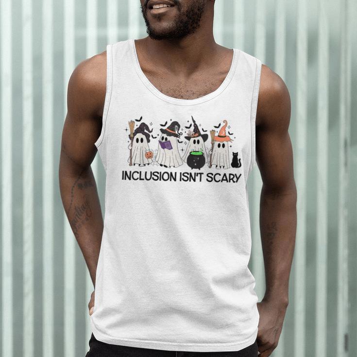 Inclusion Isn't Scary Boo Ghost Halloween Sped Teacher Men Tank Top, novelty gifts, funny gifts Inclusion Isn't Scary Boo Ghost Halloween Sped Teacher Men Tank Top, novelty gifts, funny gifts
