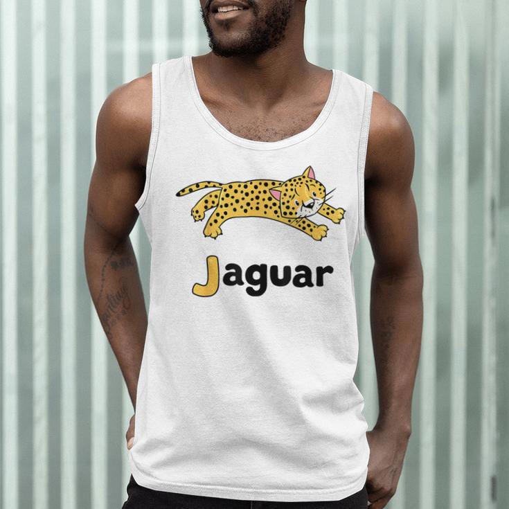 J Is For Jaguar ABC Alphabet T-Shirt For Teachers Students Men Tank Top, novelty gifts, funny gifts