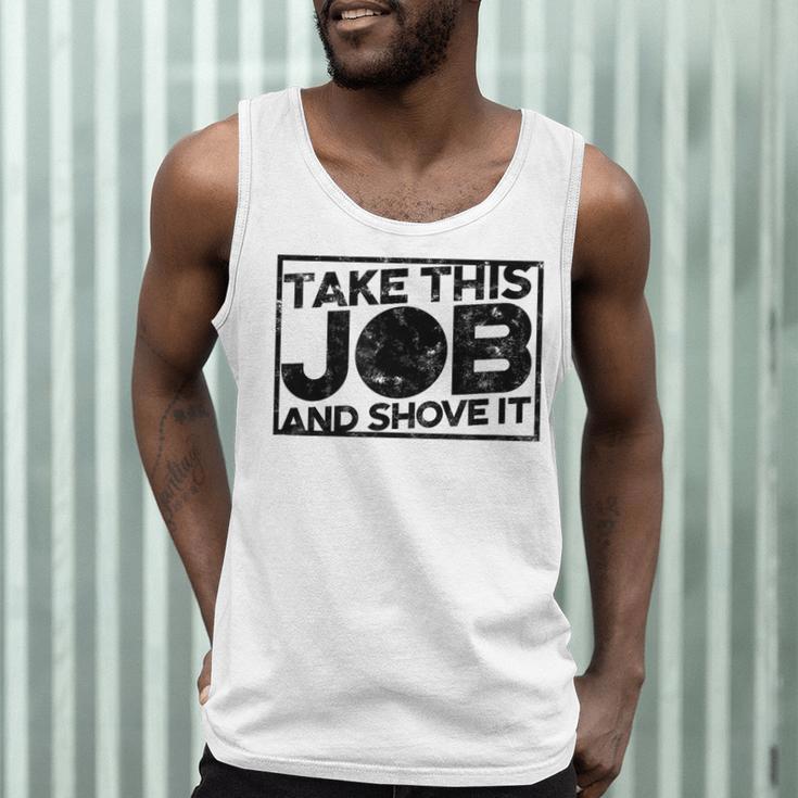 Take This Job And Shove It Teacher And Technician Work For Men Women Men Tank Top, novelty gifts, funny gifts