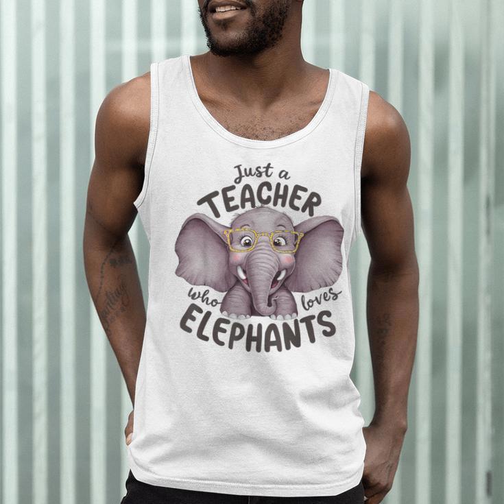 Just a Teacher Who Loves Elephants Elephant Lover Educator Men Tank Top, novelty gifts, funny gifts Just a Teacher Who Loves Elephants Elephant Lover Educator Men Tank Top, novelty gifts, funny gifts