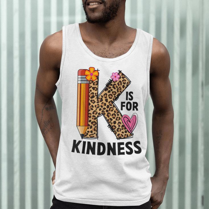 K Is For Kindness Unity Day Teacher Kids Men Tank Top, novelty gifts, funny gifts K Is For Kindness Unity Day Teacher Kids Men Tank Top, novelty gifts, funny gifts