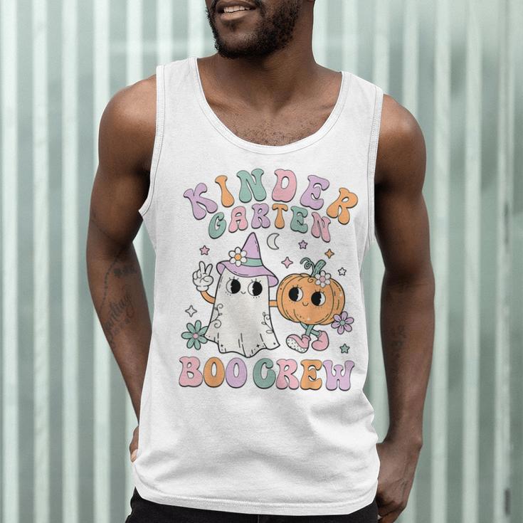 Kindergarten Boo Crew Halloween Floral Ghost Kinder Teacher Men Tank Top, novelty gifts, funny gifts Kindergarten Boo Crew Halloween Floral Ghost Kinder Teacher Men Tank Top, novelty gifts, funny gifts