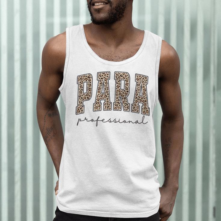 Leopard Paraprofessional Back To School Para Squad Teacher Men Tank Top, novelty gifts, funny gifts Leopard Paraprofessional Back To School Para Squad Teacher Men Tank Top, novelty gifts, funny gifts