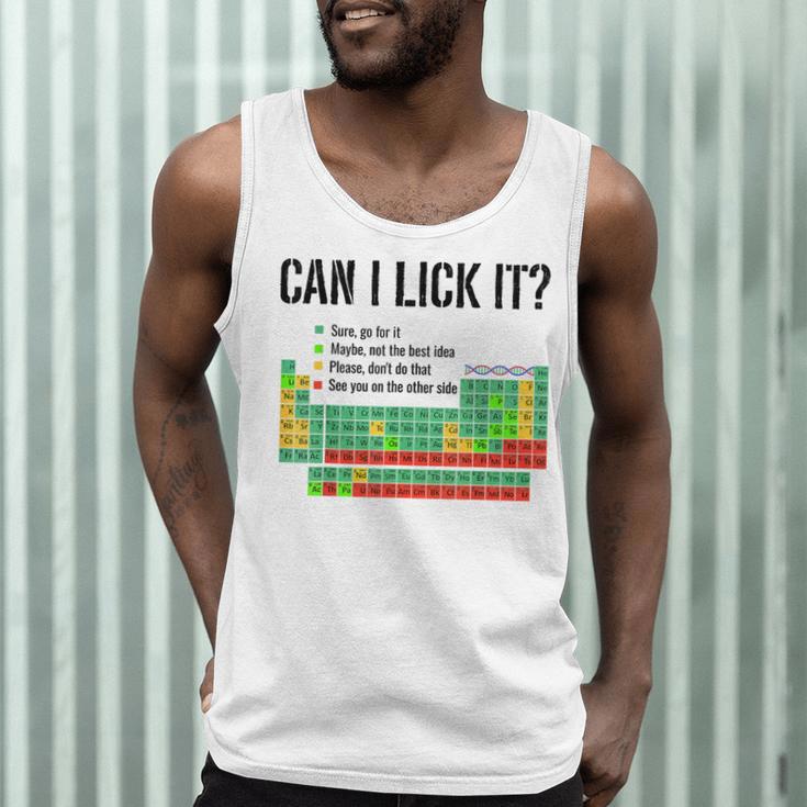 Can I Lick It Periodic Table Chart Science Teacher Men Tank Top, novelty gifts, funny gifts