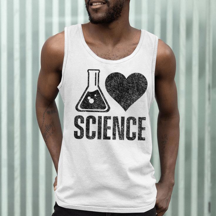 I Love Science Lover Teacher Scientist Sciences Men Tank Top, novelty gifts, funny gifts