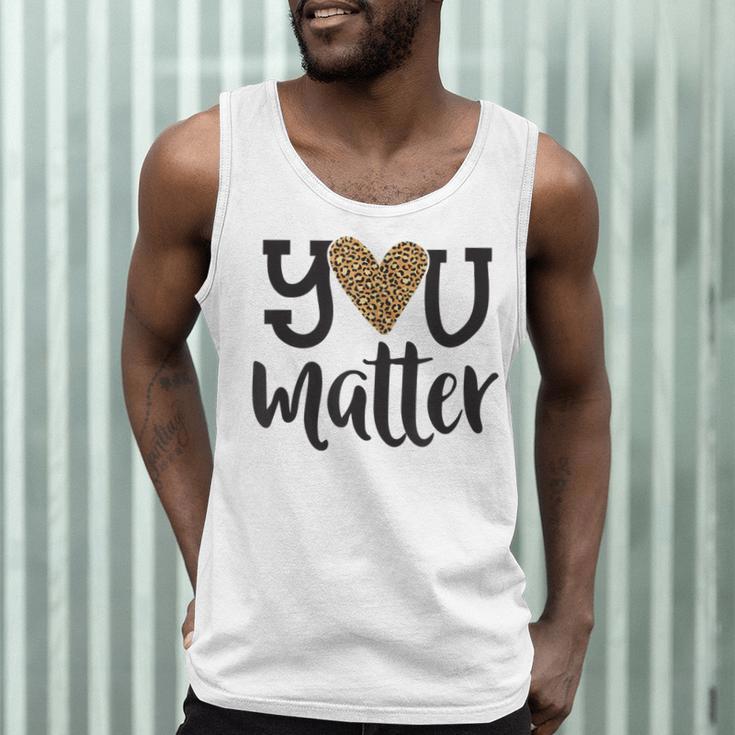 You Matter Leopard Print Teacher Kind Counselor Kindness Men Tank Top, novelty gifts, funny gifts You Matter Leopard Print Teacher Kind Counselor Kindness Men Tank Top, novelty gifts, funny gifts