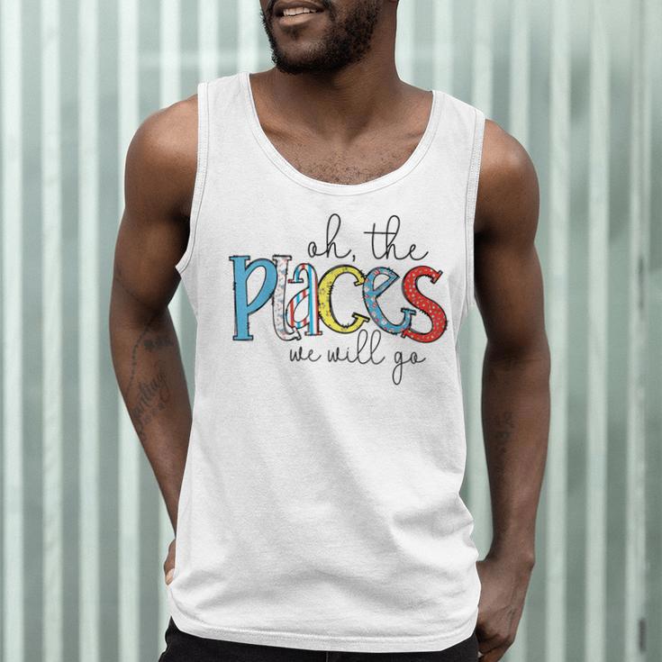 Oh The Places We Will Go Reading Day Book Lovers Teachers Men Tank Top, novelty gifts, funny gifts Oh The Places We Will Go Reading Day Book Lovers Teachers Men Tank Top, novelty gifts, funny gifts
