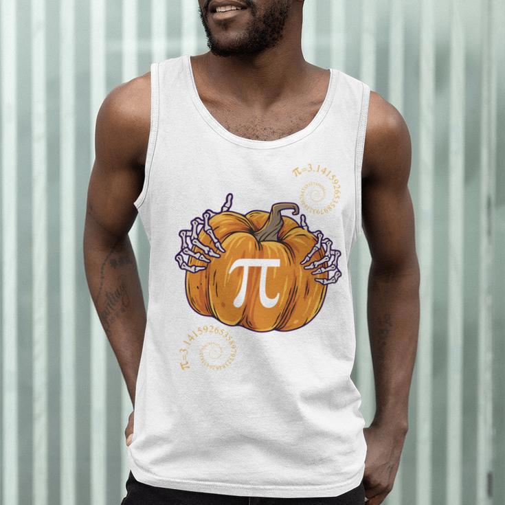 Pi Day Pumpkin Pi Math Teacher Halloween Costume Men Tank Top, novelty gifts, funny gifts