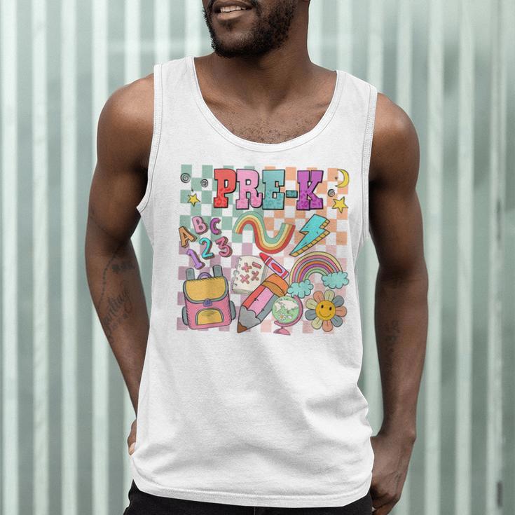 Pre K Back To School Teacher Student Men Women Kids Men Tank Top, novelty gifts, funny gifts