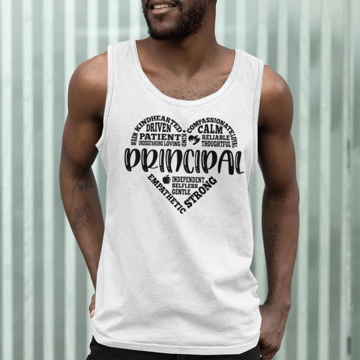 Principal Heart Life School Principal Teacher Appreciation Men Tank Top, novelty gifts, funny gifts